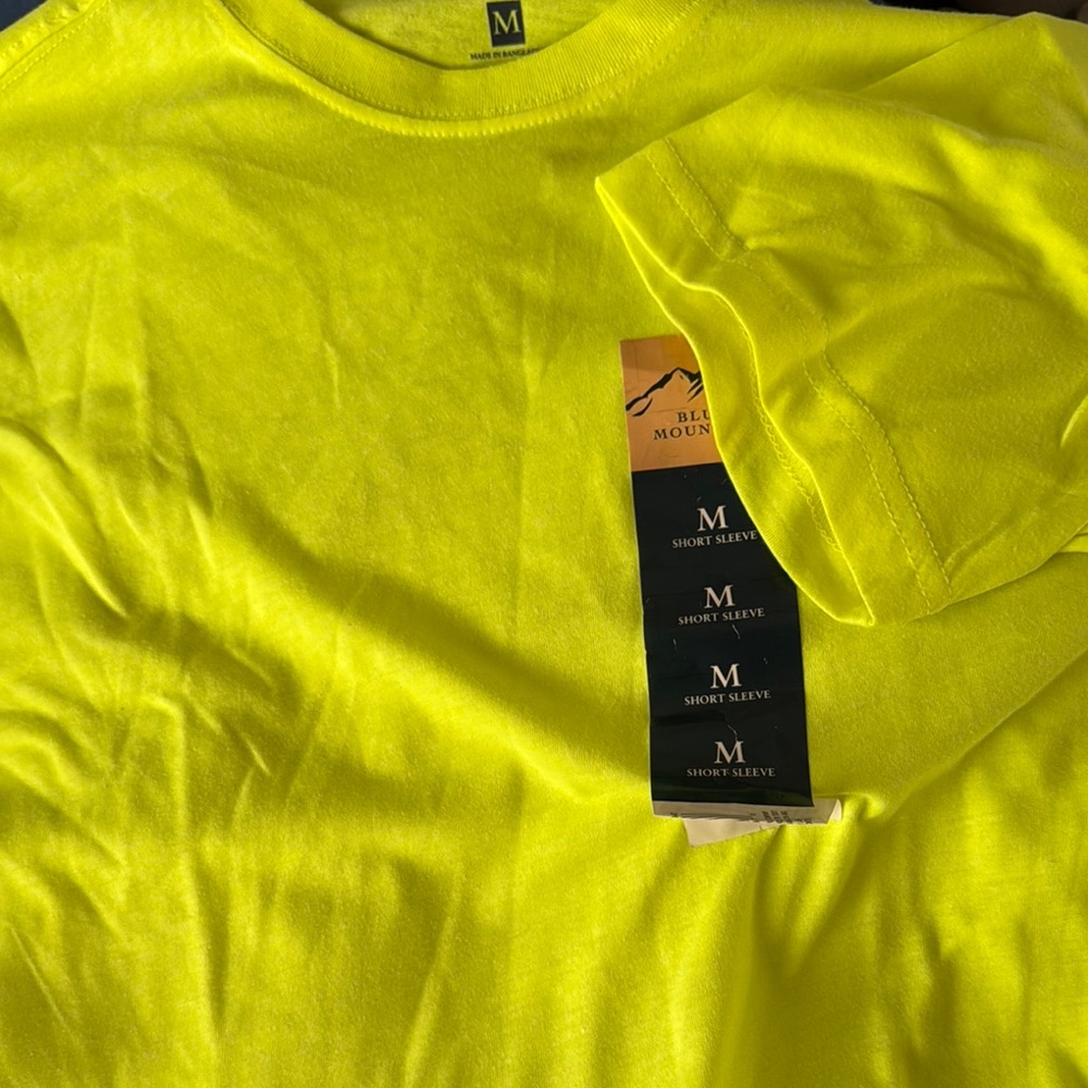 Bright Yellow Men's Shirt